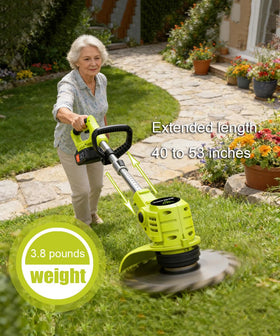 Wrneaoch 90-degree rotating head helps reach tight edges safely