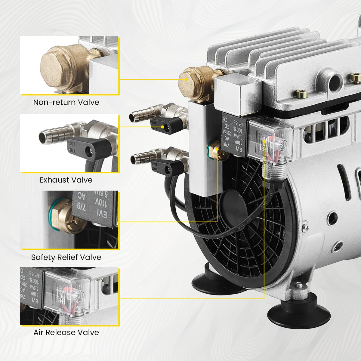 WRSTER-TECH aerator supports efficient underwater oxygen circulation for ponds.