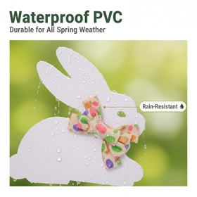 WruFiz Bunny signs are fade resistant and durable outdoors.
