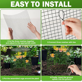 WSFSLJWDW all-in-one protection kit enables quick garden setup.
