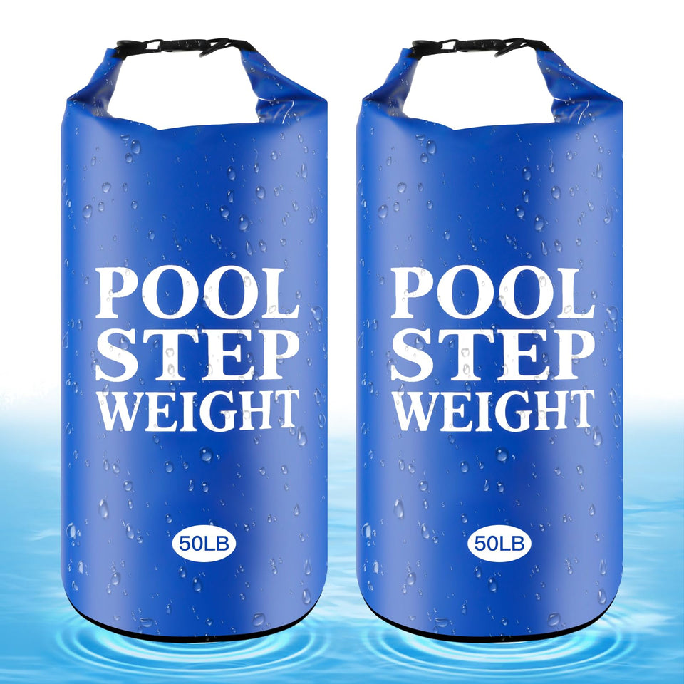 WSFSLJWDW blue pool step weights stabilize ladders for safer pool entry