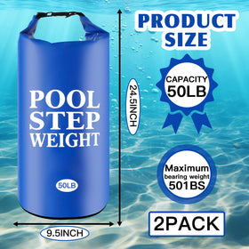 WSFSLJWDW foldable pool stair weights enable quick setup and portability