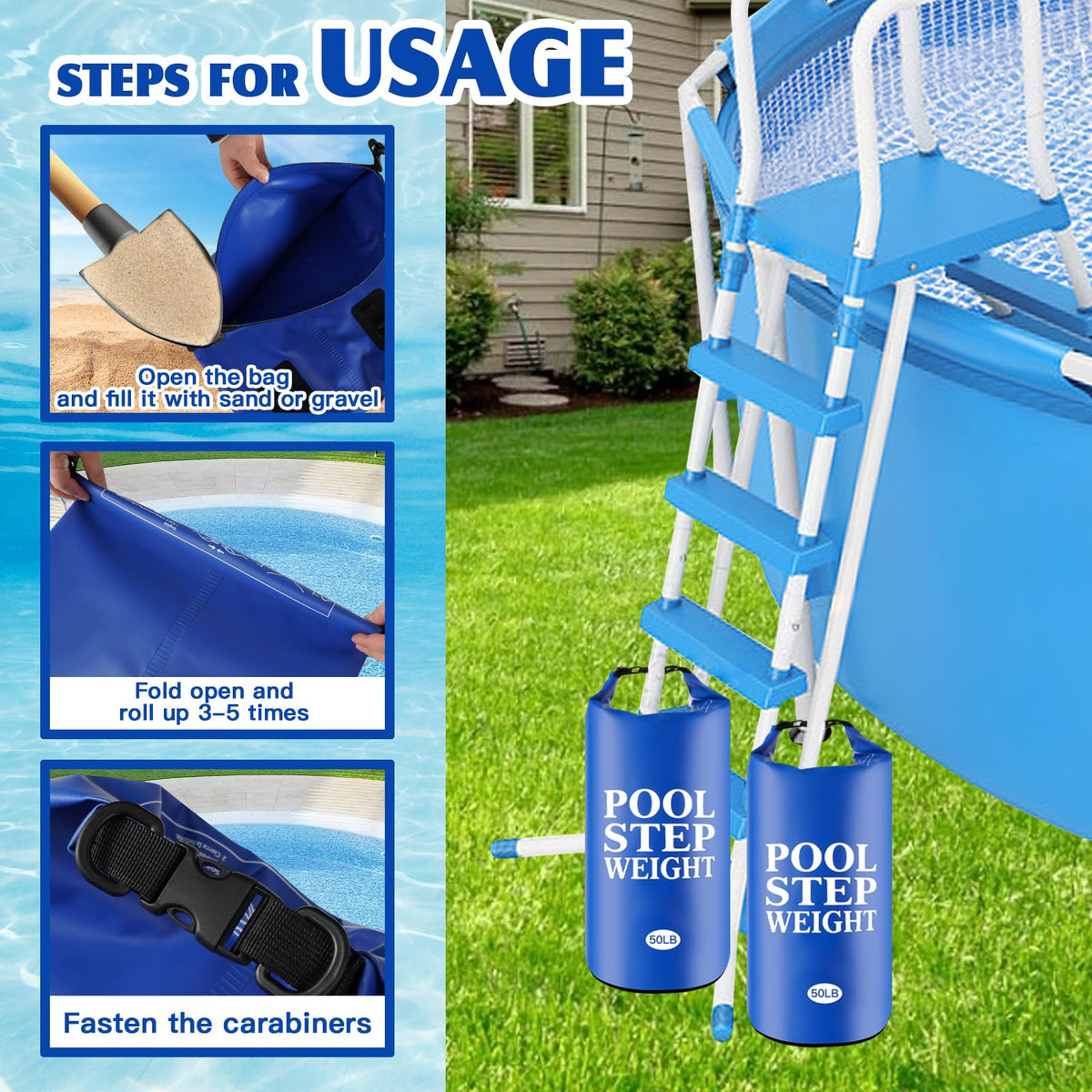 WSFSLJWDW large capacity sand bags hold up to 50 pounds