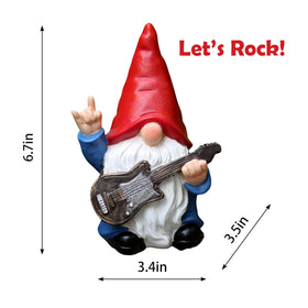 WSHMZYHOME gnome wearing a red hat adds whimsy to indoor shelves
