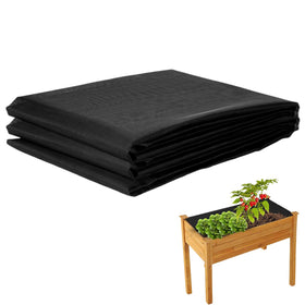 Wshxjzyay 63x83 inch raised bed liner contains soil for large vegetable troughs.