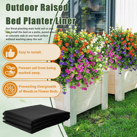 Wshxjzyay large-size liner shows cut-to-fit versatility for planters.