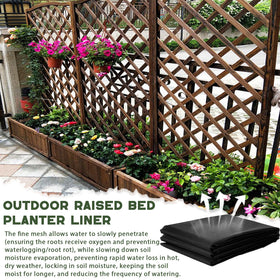 Wshxjzyay water-permeable design highlights steady drainage for garden beds.