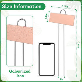 WSICSE 10.6-inch garden markers with upward viewing design