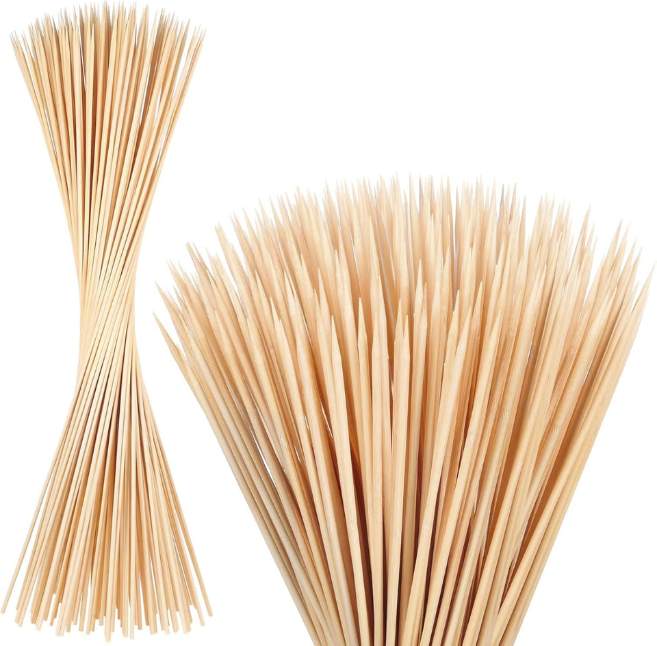 WSICSE marshmallow roasting sticks, 30-inch bamboo, long reach for safe campfire roasting