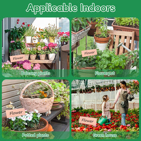 WSICSE garden labels secured upright for easy viewing