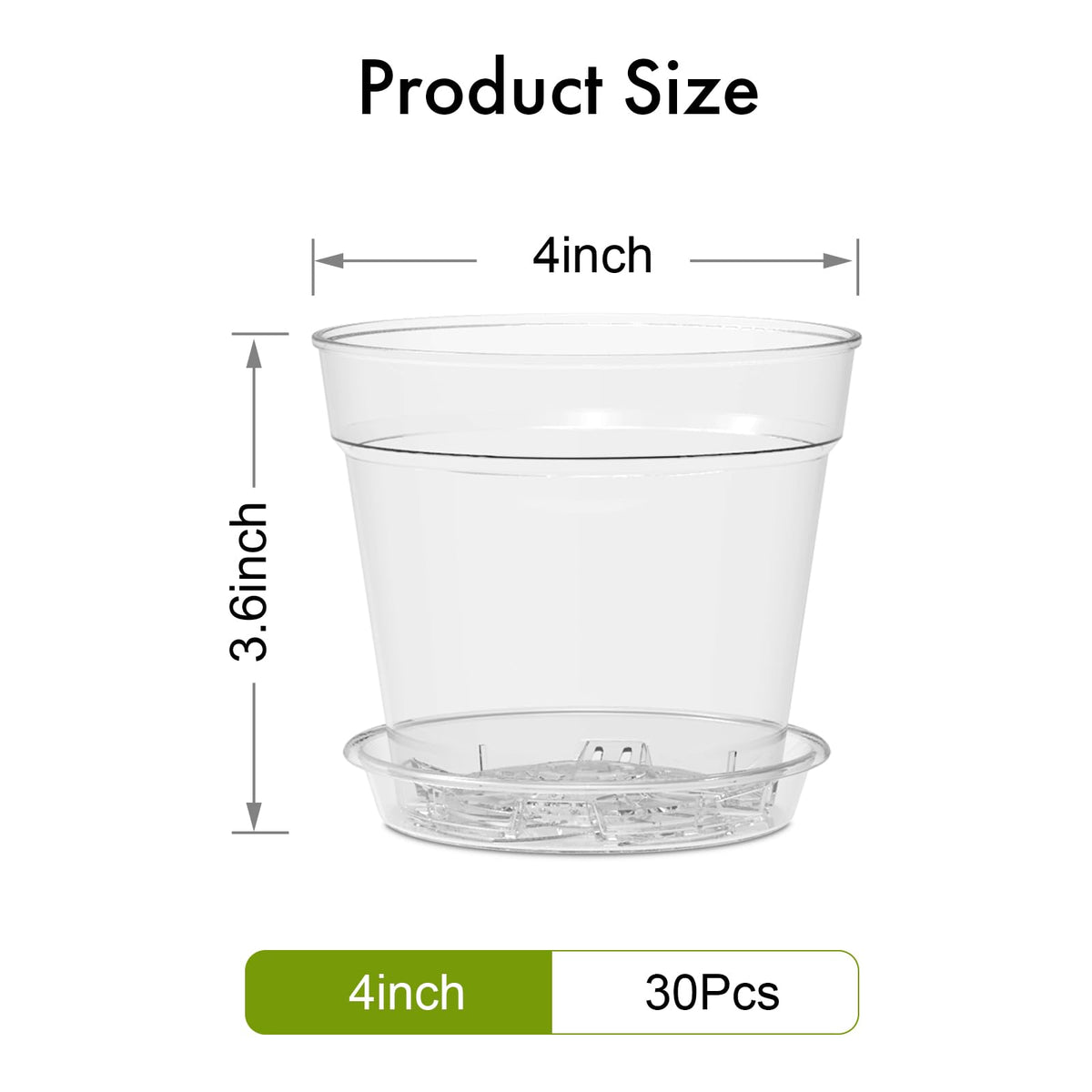 WSMKSZ drainage-hole pots with trays prevent overwatering and mess