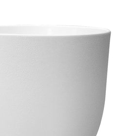 WSMKSZ white windowsill pot for indoor herbs and compact greens.