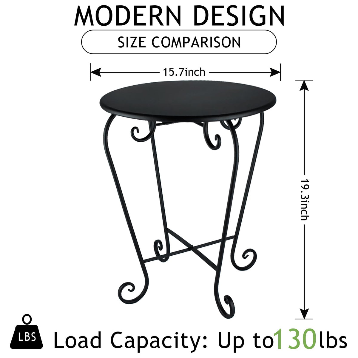 Wtiujhg easy-assembly round table installs in minutes.