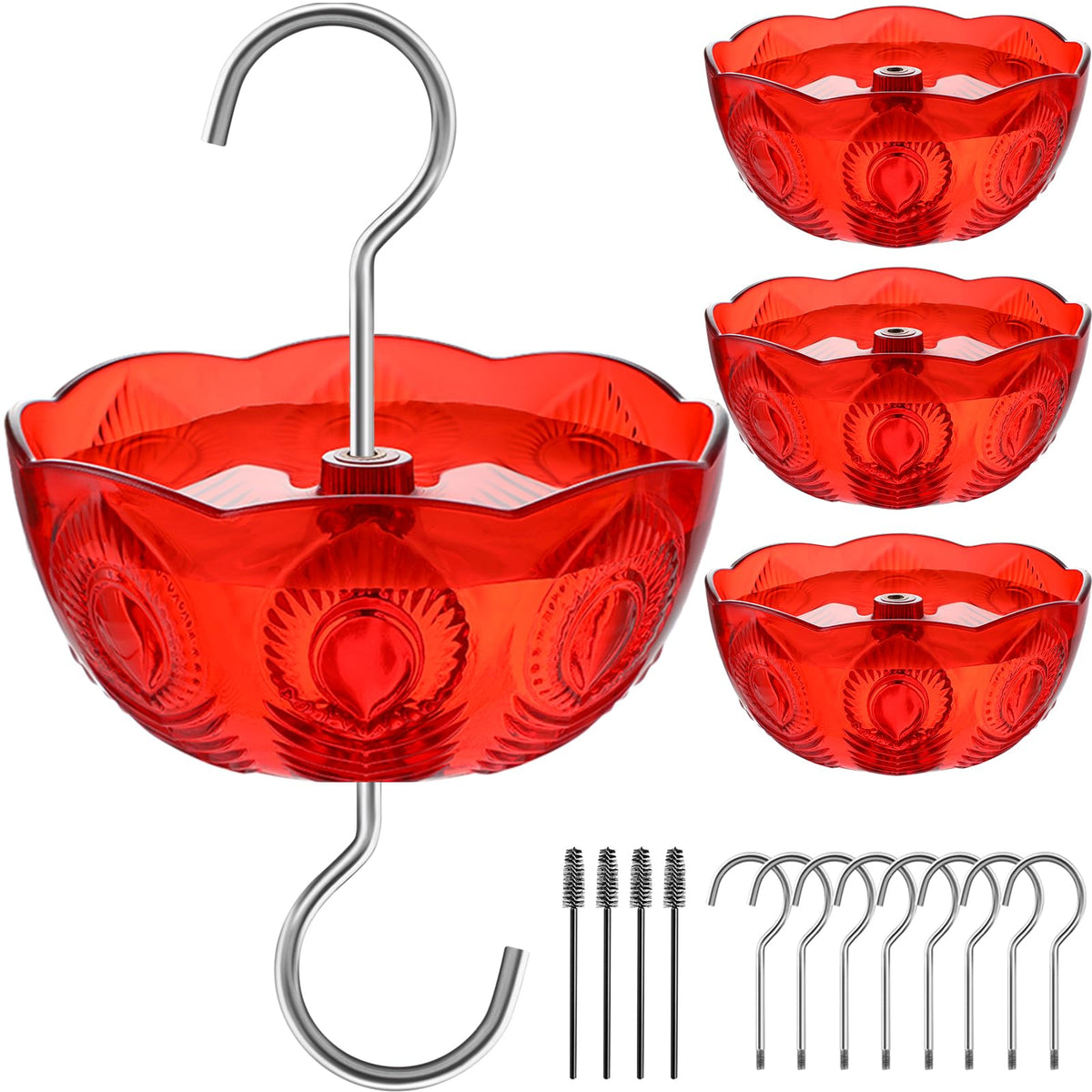 Wtpncil ant moat for hummingbird feeder with 5 oz cup keeps ants away from nectar