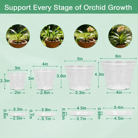 WTXHOP pots feature 360 degree ventilation and drainage for healthier roots.