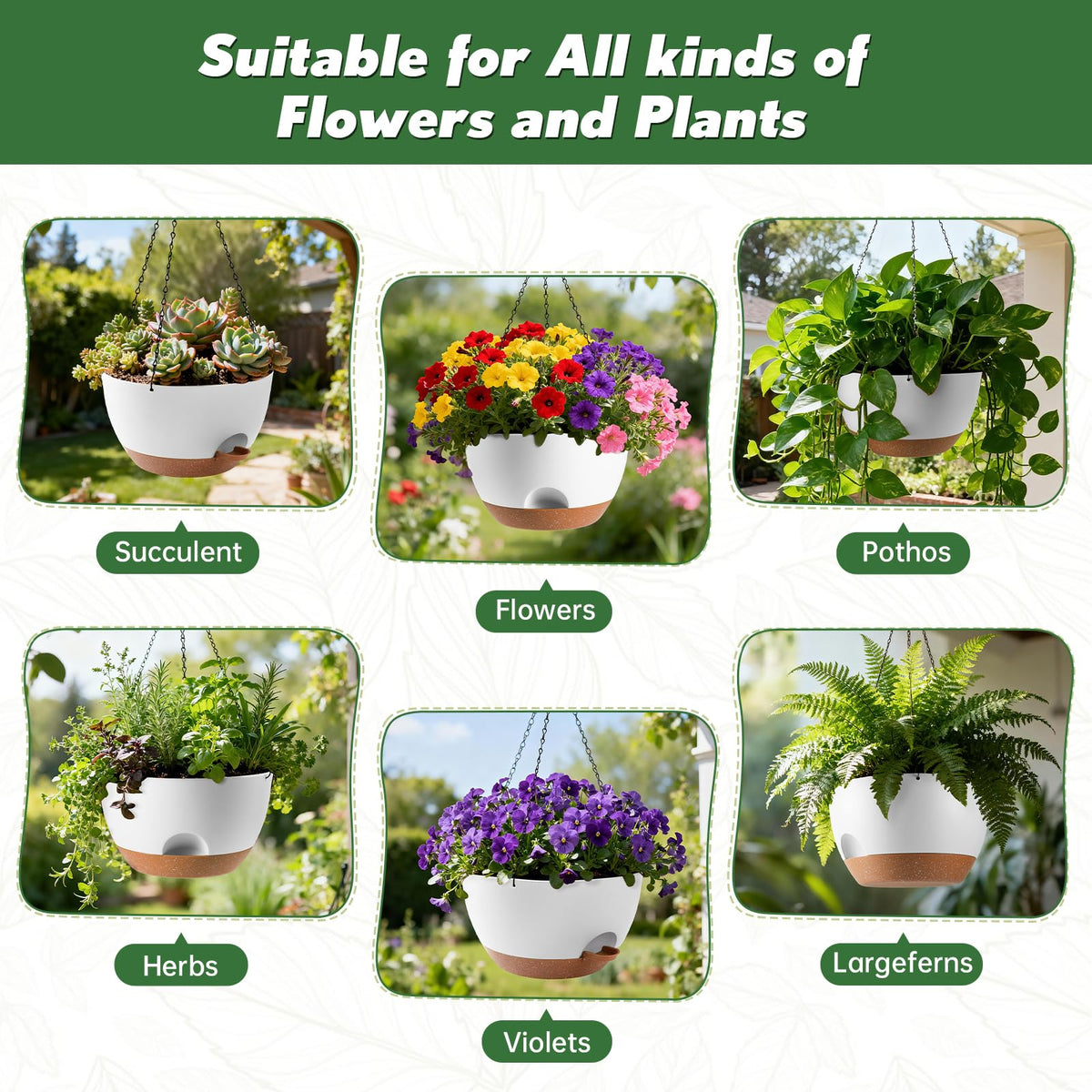 Complete set ready for quick installation transforming spaces into lush relaxation zones.