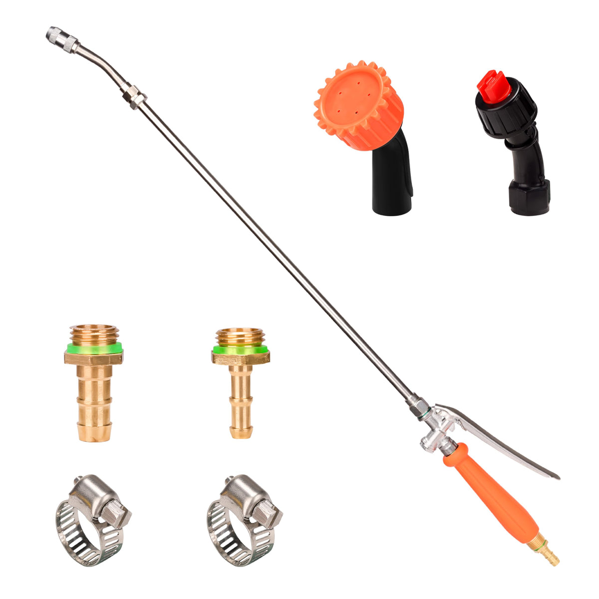 WUDIALIEN sprayer wand with a durable metal body for long-lasting garden use