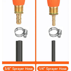 WUDIALIEN fan nozzle delivers wide coverage for lawns and driveways