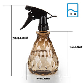Ergonomic push-head design ensures comfortable use during extended spray sessions.