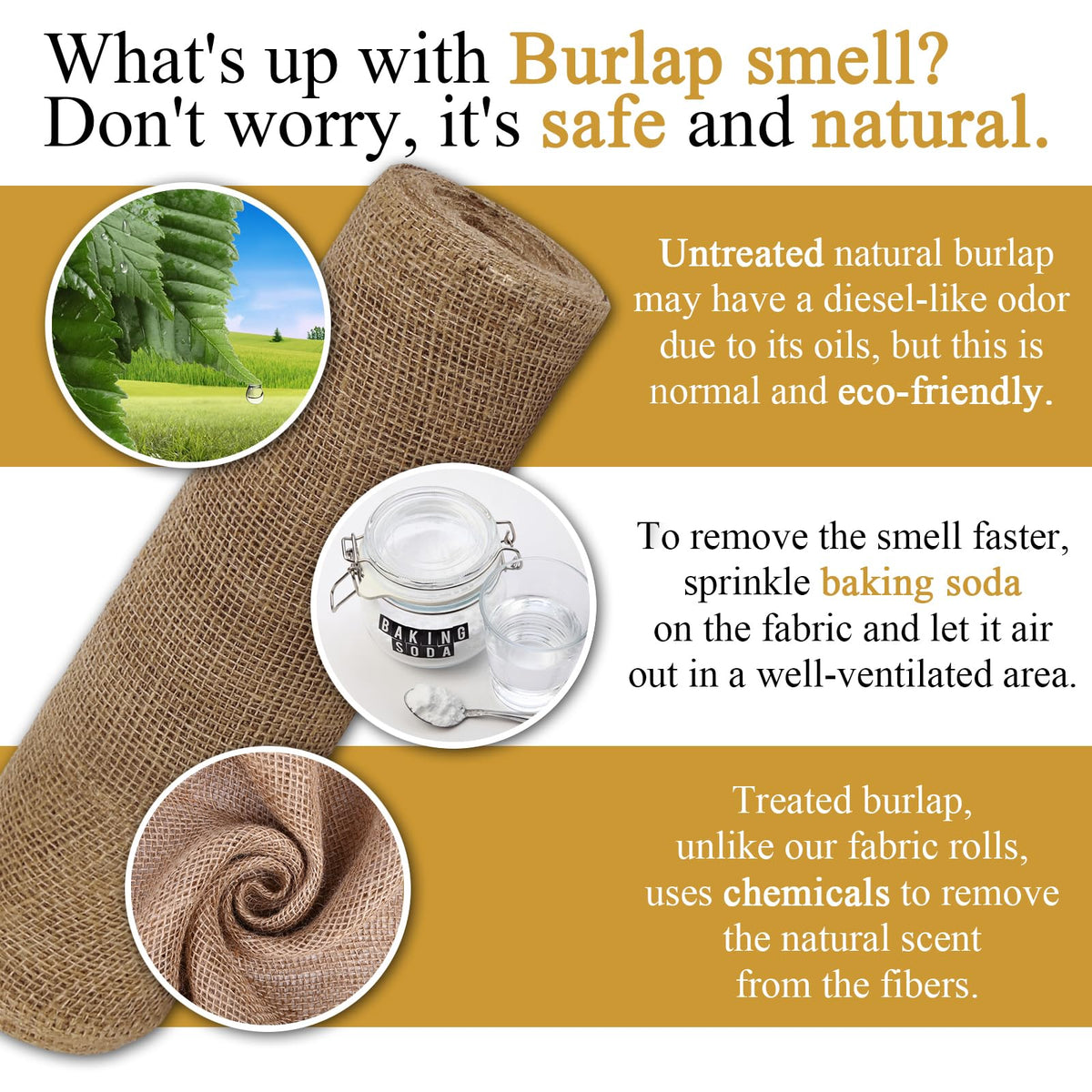 Wukfuiui burlap is easy to cut and sew for DIY projects.