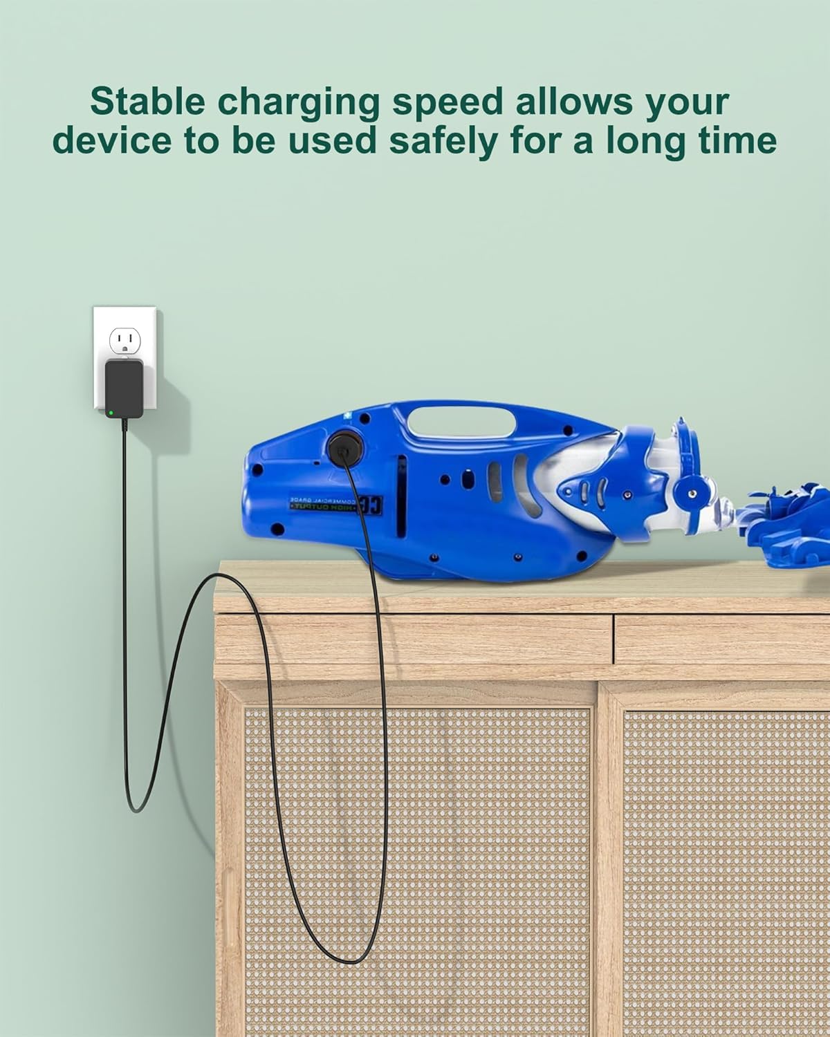 WUKUR durable waterproof construction ensures reliable charging in damp areas