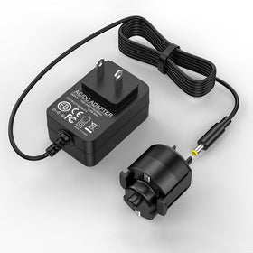 WUKUR charger front view for Pool Blaster Max cordless vacuum and ready for quick charging