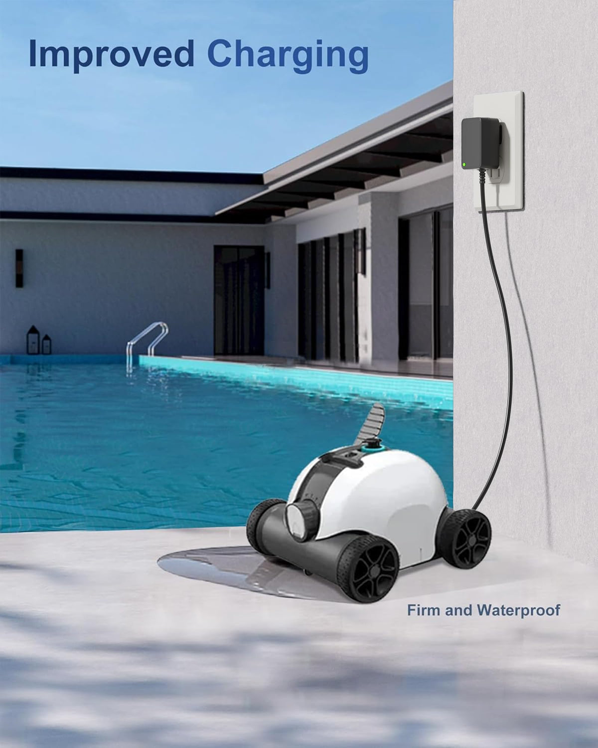 WUKUR Seagull charger LED indicator clearly shows charging status.