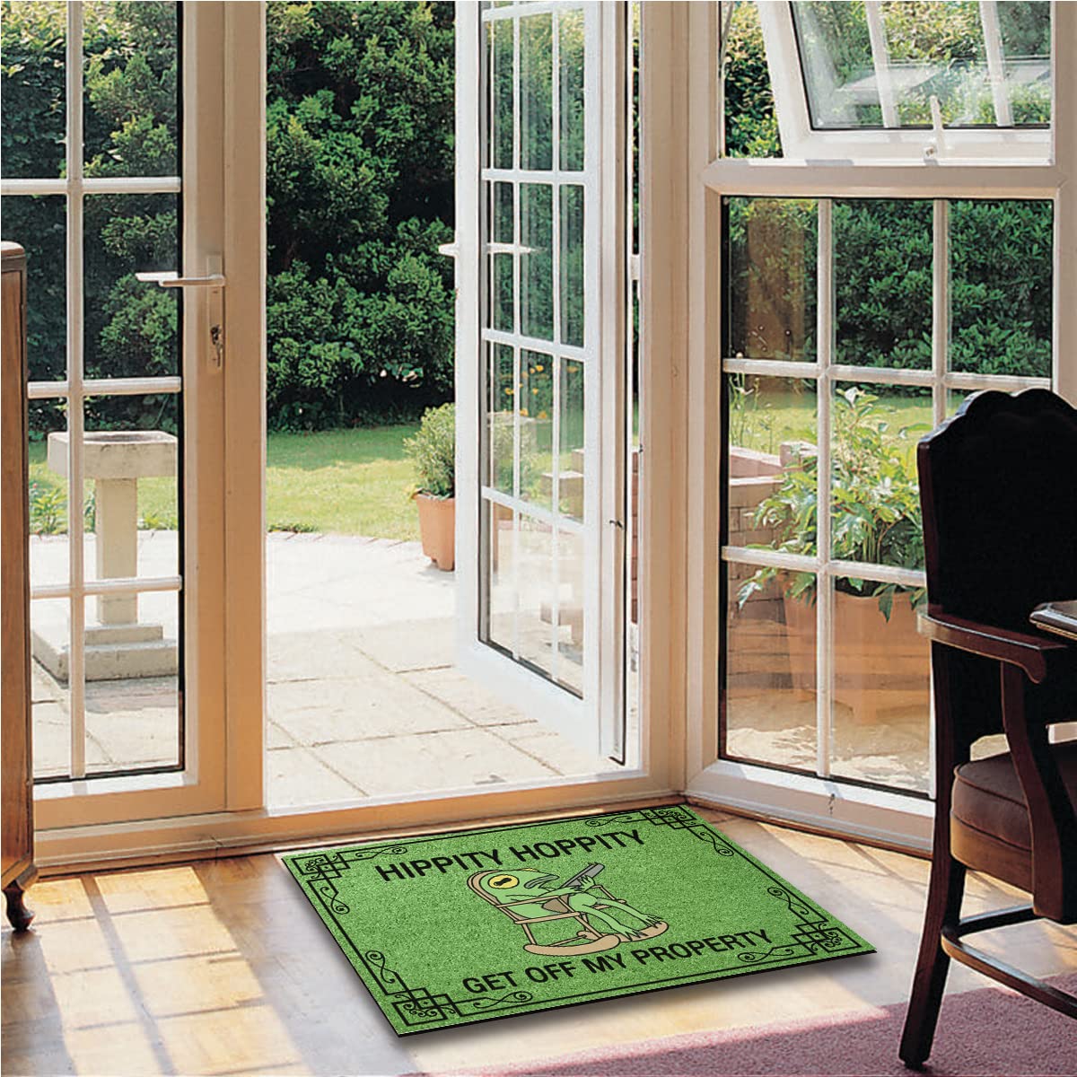 Wulidrom Hippity Hoppity doormat gift idea for housewarming, practical and stylish.