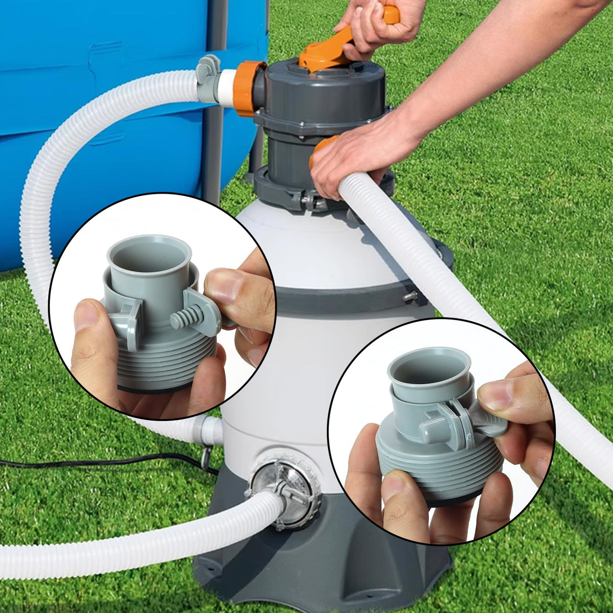 Wulitaotao durable plastic body resists sun exposure for outdoor pool setups.