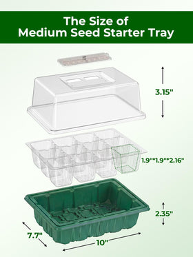 Wuraire tray with drainage holes for even watering