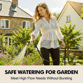 Wurzberge low-kink design keeps water flow smooth and uninterrupted.