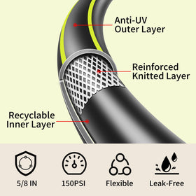 Wurzberge three-ply hybrid rubber construction delivers enhanced durability and flexibility.