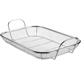 WUWEOT grill basket overview: sturdy stainless frame for versatile grilling
