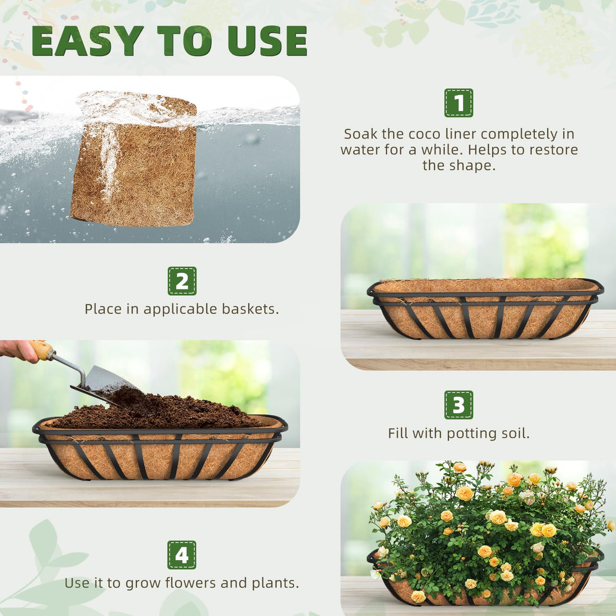 Wuyusile eco-friendly liner balances soil moisture for healthy plants