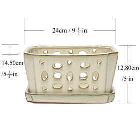 W&W orchid pot 9-7 inch size fits standard orchids