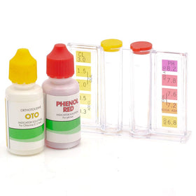 WWD POOL 2Way test kit pH readout with color scale helps balance water