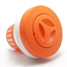 WWD POOL chlorine floater adjustable flow lets you control release rate easily.