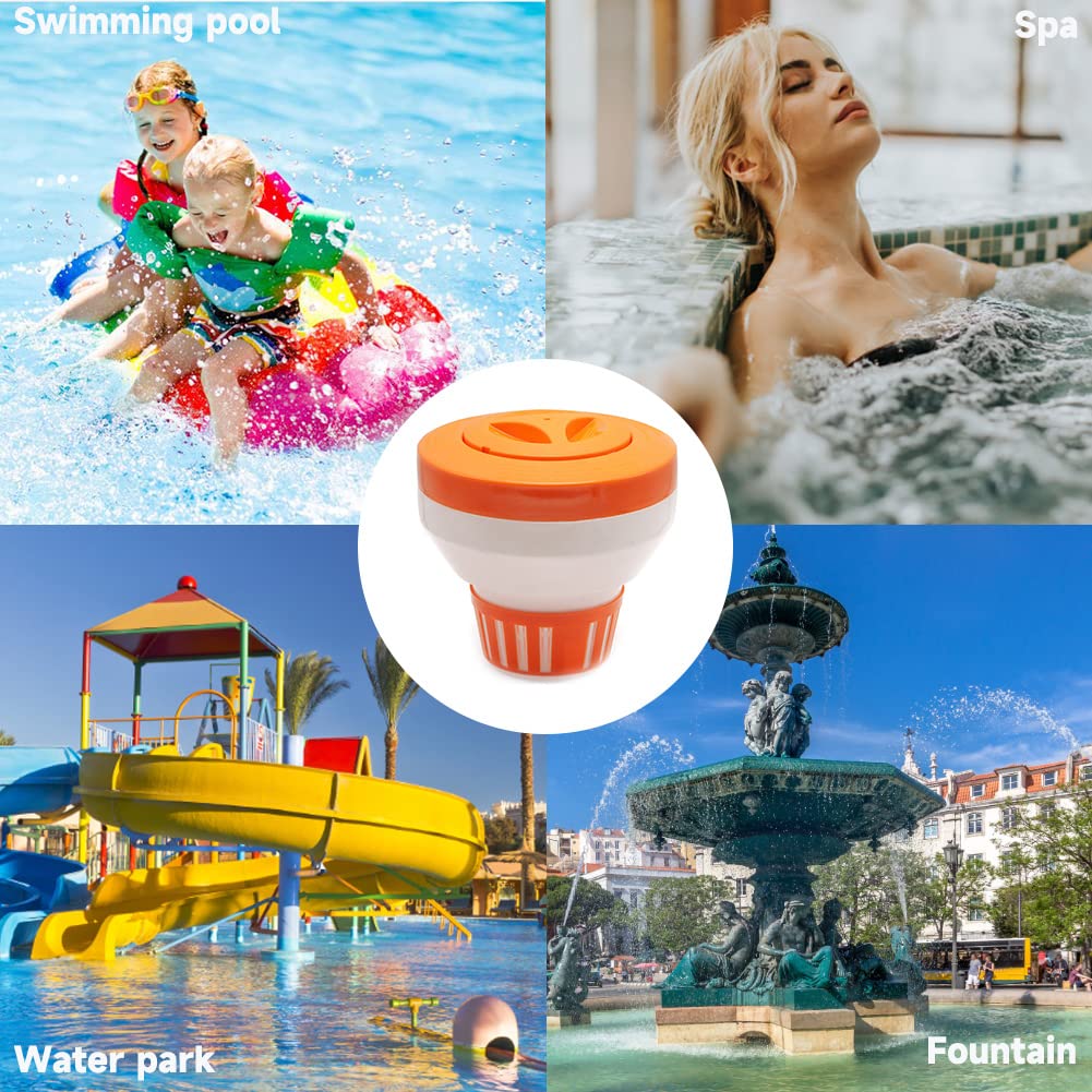 WWD POOL chlorine floater ideal for spa, hot tub, above-ground pools, and water parks.