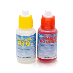 WWD POOL chlorine test solution bottle included for quick testing