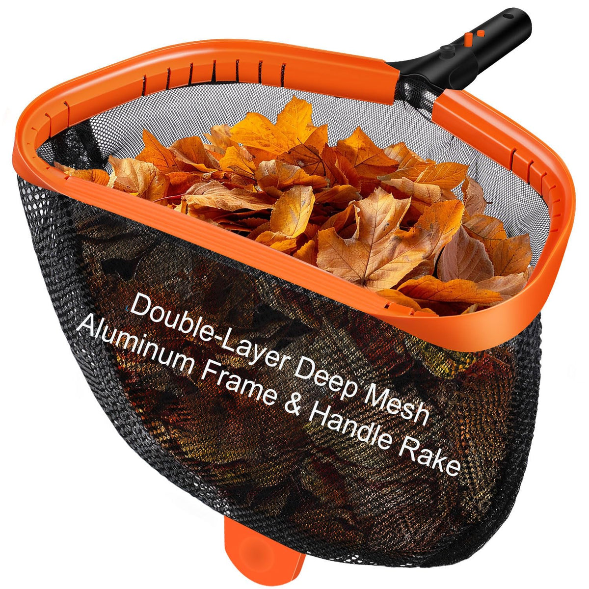 WXFANA 17.5-inch pool net with aluminum frame for durable debris collection.