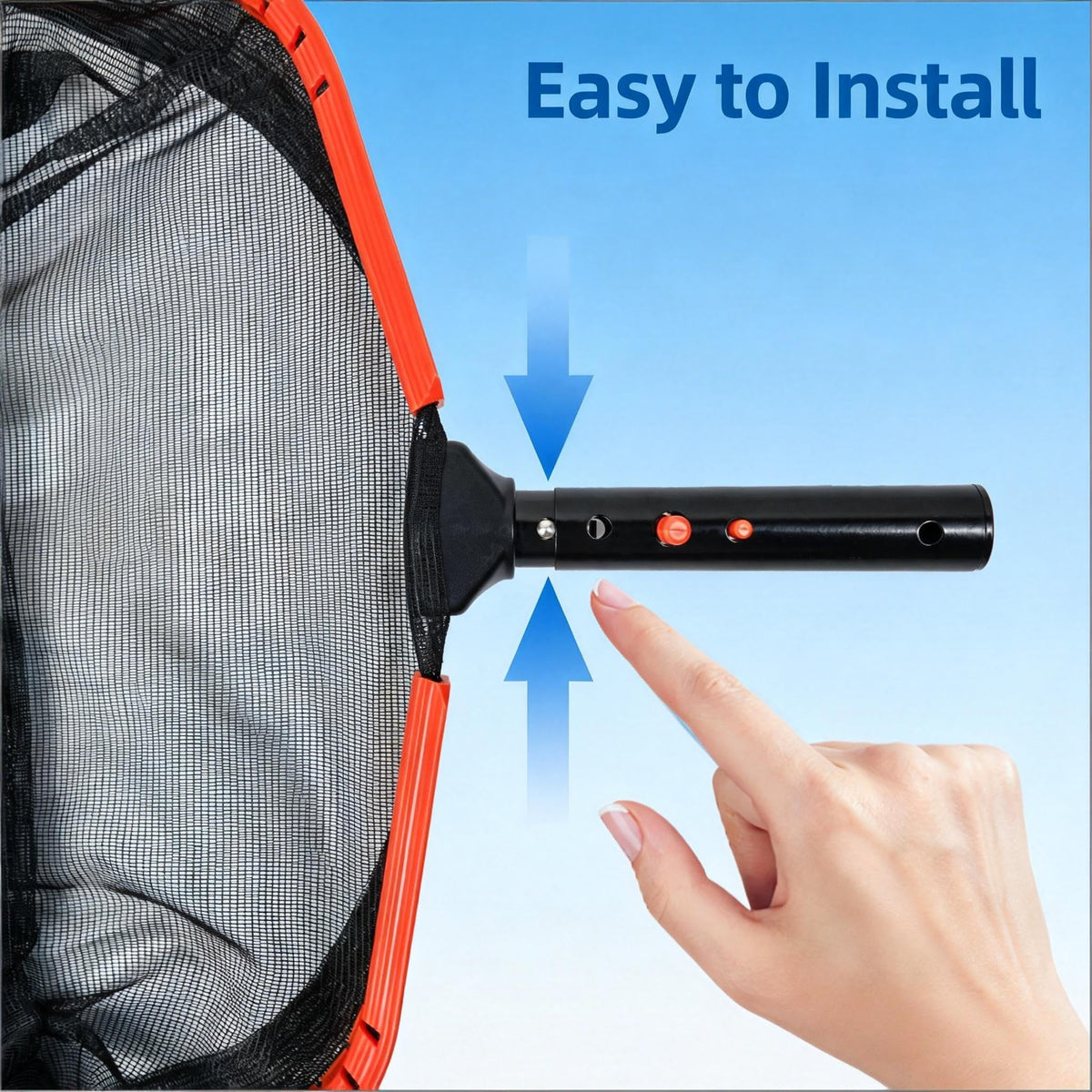 WXFANA universal 1-1/4 inch connection enables pole compatibility.