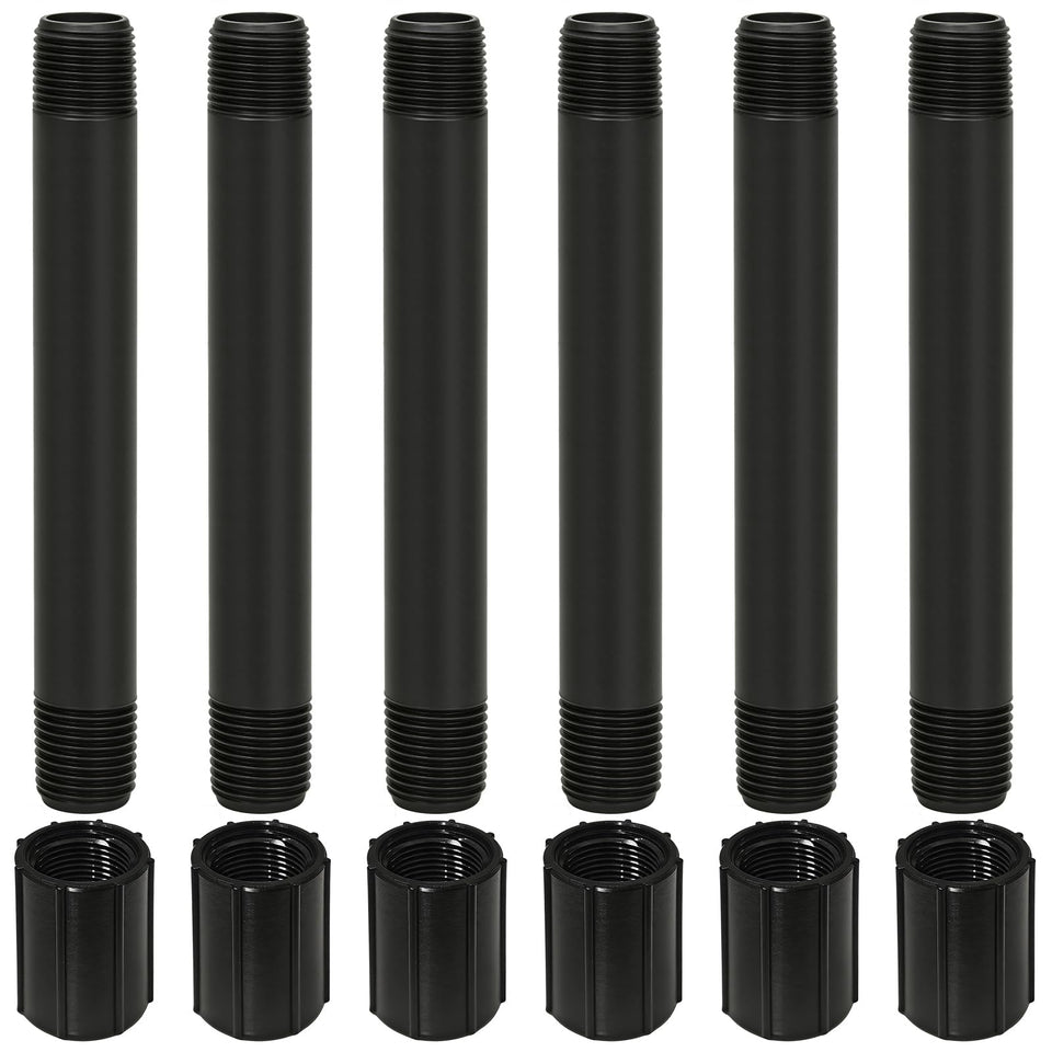 WXNTLDOH sprinkler riser 6in extension improves watering reach for taller plants.