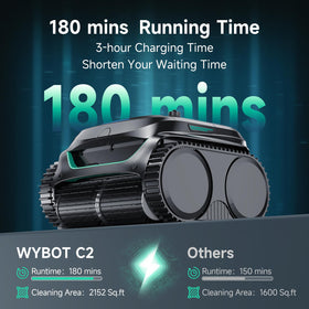 Wybot C2 app scheduling screen for remote control