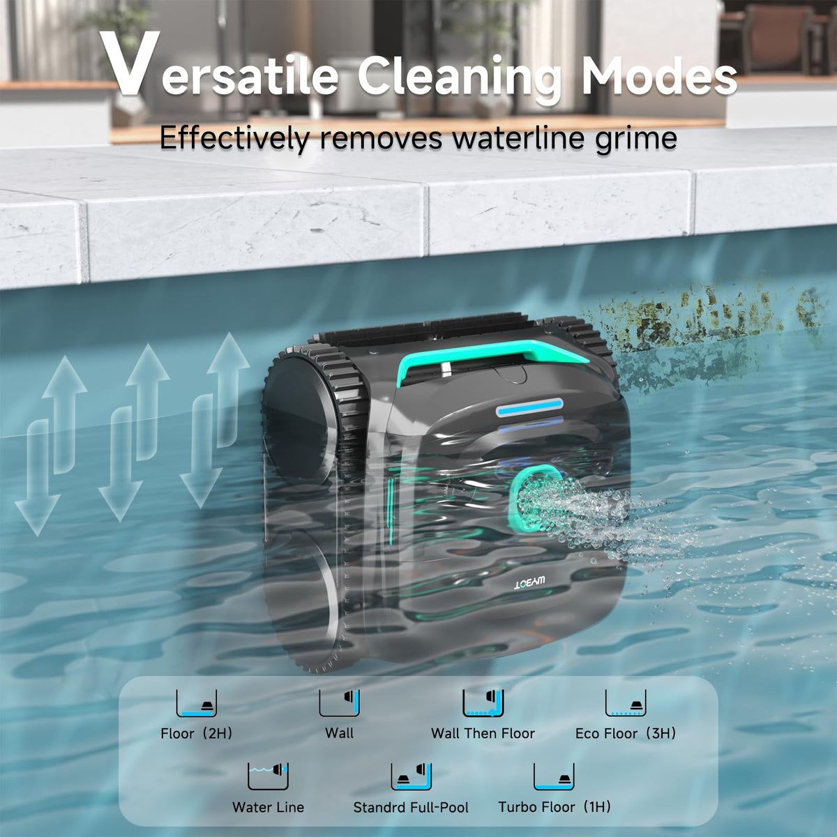 Wybot C2 self-parking dock for easy retrieval after cleaning
