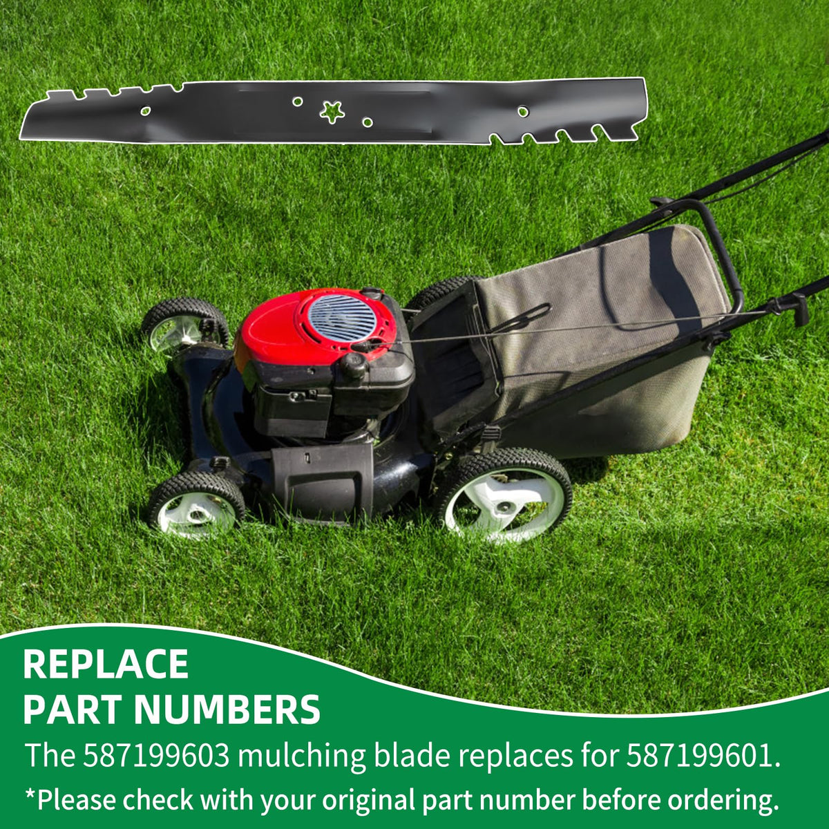 Wyevee 587199603 packaging included for easy replacement.