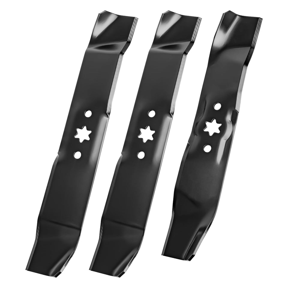 Wyevee 942-04124 short blade for Cub Cadet 46-inch decks ensures clean cuts.