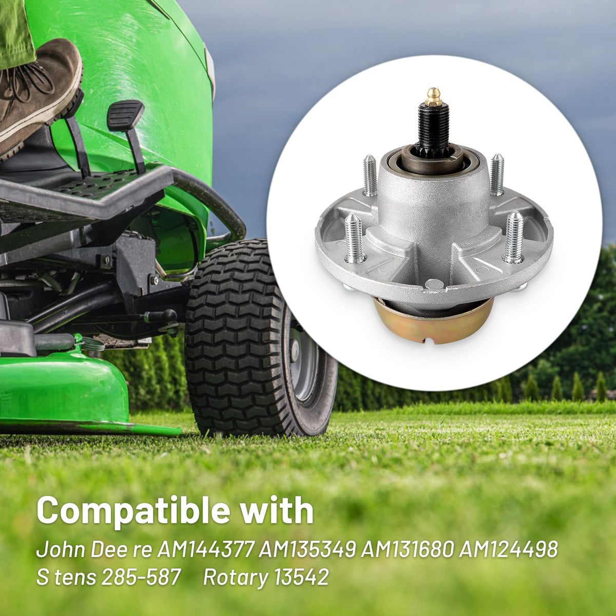 Wyevee AM144377 includes 4 mounting bolts for secure mounting.