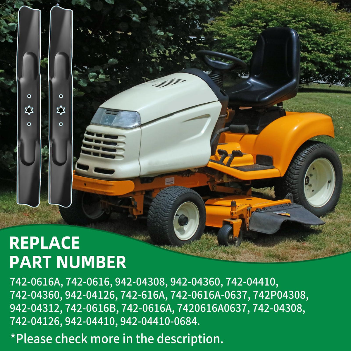 Wyevee compatible with Cub Cadet and MTD models for broad compatibility.