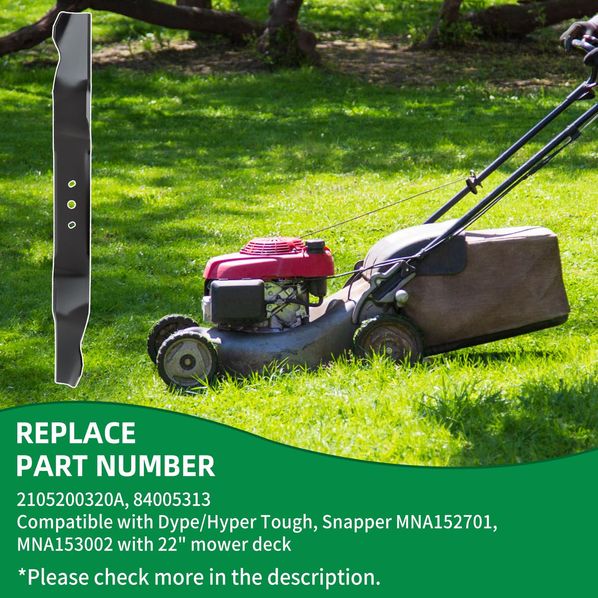 Wyevee easy-installation blade minimizes downtime with quick alignment