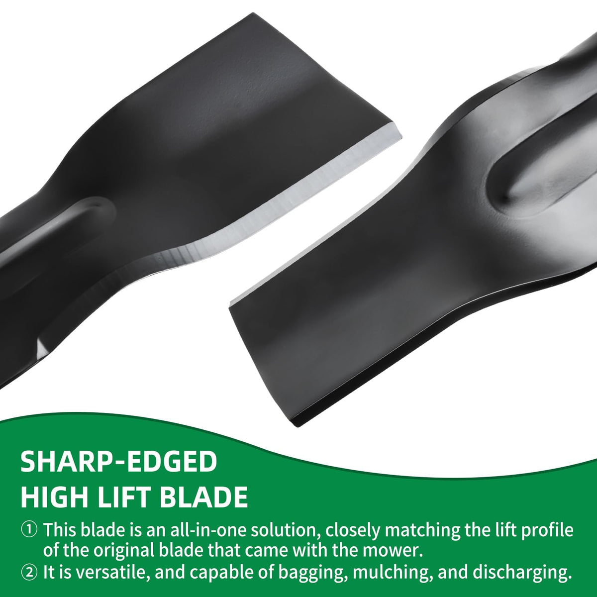 Wyevee GX21784 blades ensure uniform mowing with sharp edges and reliable performance